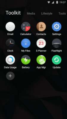 Play Pure Black Launcher Theme 