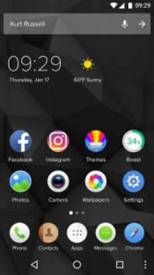 Play Pure Black Launcher Theme 