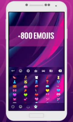 Play Purple Abstract Keyboard Theme 