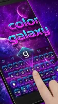 Play Purple Galaxy Emoji Keyboard for Android 