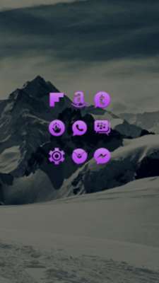 Play Purple Go Apex Nova Icon Theme 