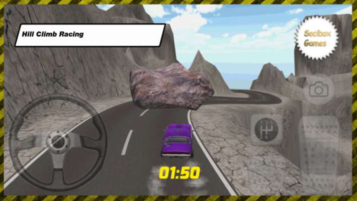 Play Purple Hill Climb Racing Game 