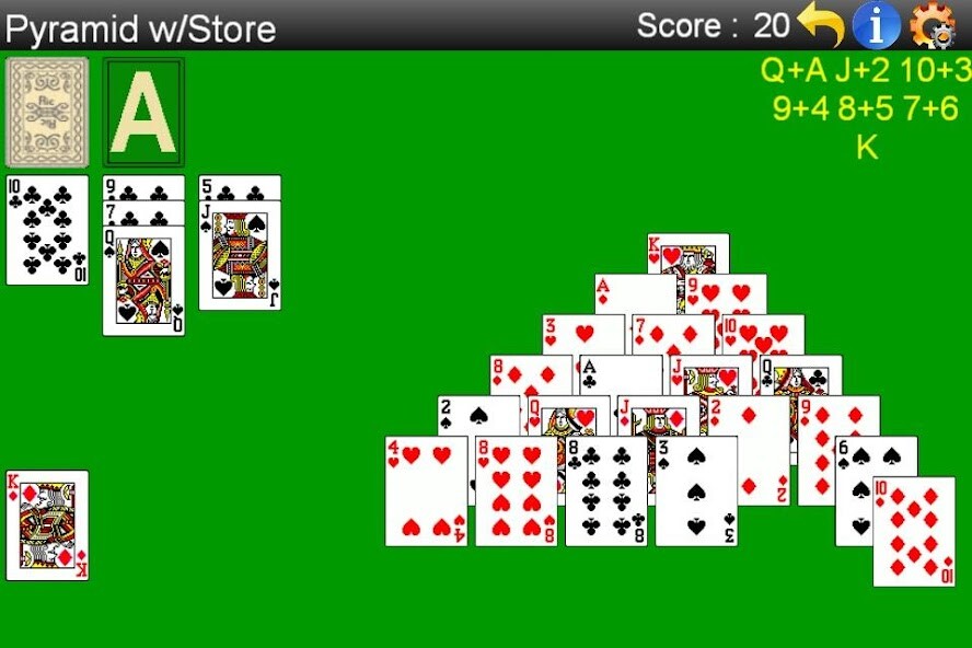 Play Pyramid Solitaire 