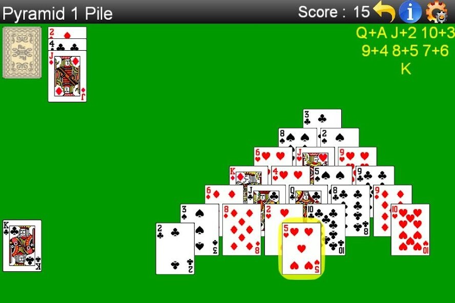 Play Pyramid Solitaire 