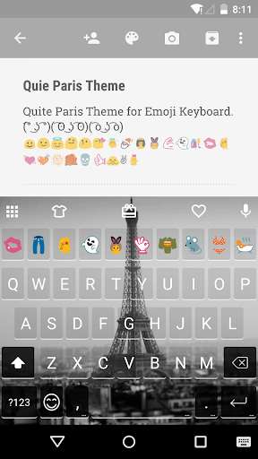 Play APK Quiet Paris Emoji Keyboard  and enjoy Quiet Paris Emoji Keyboard with UptoPlay emoji.keyboard.emoticonkeyboard
