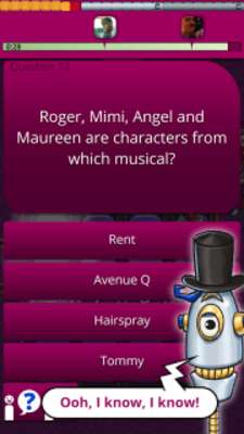 Play QuizTix: Musicals Quiz 