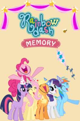 Play RainbowDash Pony Memory 