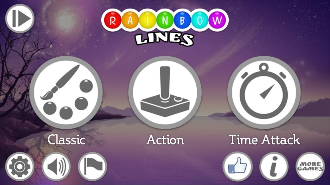 Play APK Rainbow Lines  and enjoy Rainbow Lines with UptoPlay com.pozirk.RainbowFree