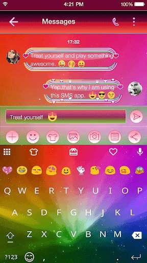 Play APK Rainbow Sky Keyboard Theme  and enjoy Rainbow Sky Keyboard Theme with UptoPlay emoji.keyboard.emoticonkeyboard