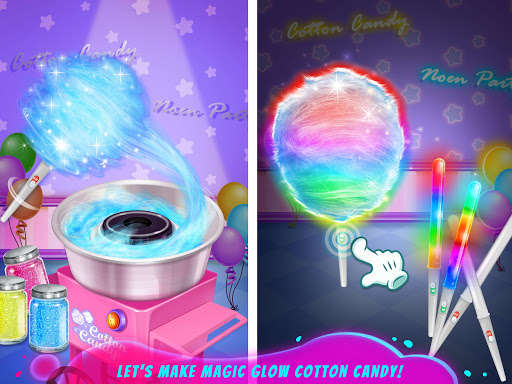 Play APK Rainbow Unicorn Desserts Maker  and enjoy Rainbow Unicorn Desserts Maker with UptoPlay com.kidsfoodinc.neon_party_food