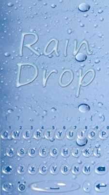 Play Rain Drop Keyboard Theme 