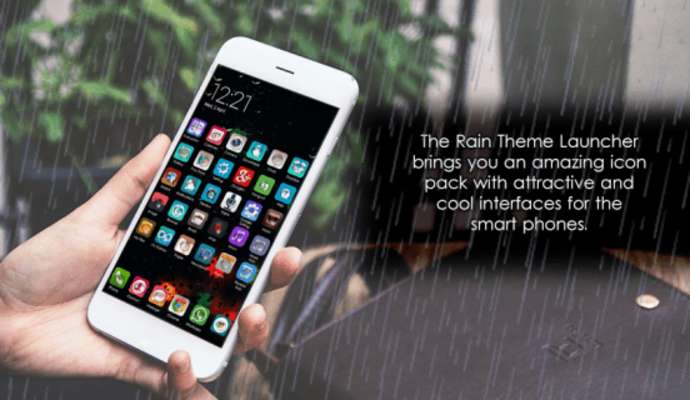 Play Rain Theme and Launcher 