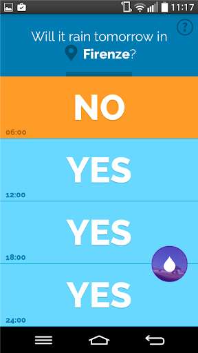 Play APK Rain tomorrow?  and enjoy Rain tomorrow? with UptoPlay com.willitraintomorrow