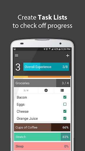 Play APK Raise The Bar - Goal Tracker  and enjoy Raise The Bar - Goal Tracker with UptoPlay com.lvl.xpbar