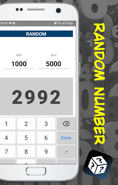 Play APK Random Numbers  and enjoy Random Numbers with UptoPlay com.seasonworkstation.randomnumber