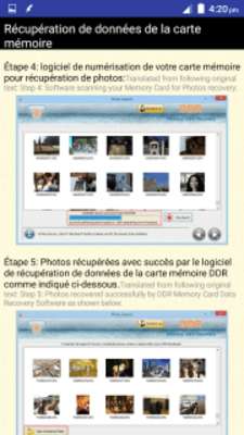 Play Récupération de données de la carte mémoire Help Play Récupération de données de la carte mémoire Help