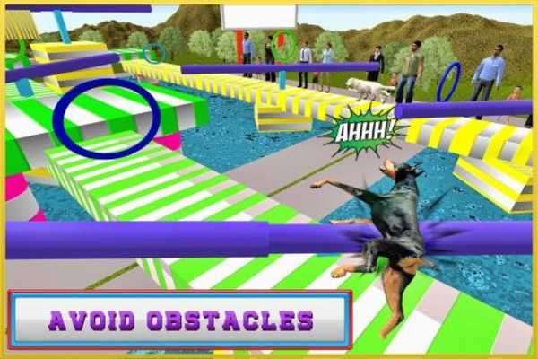 Play Real Dog Stunt & Jump Derby 3D 