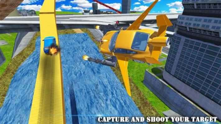 Play Real flying car armored shooting combat free 2018 