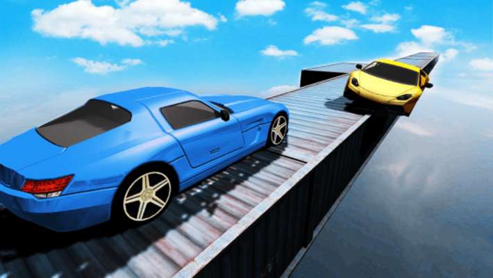 Play Real impossible tracks stunts: 3D Car Racing Game 