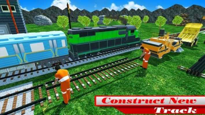 Play Real Train Track Construction Simulation 3D 2018 