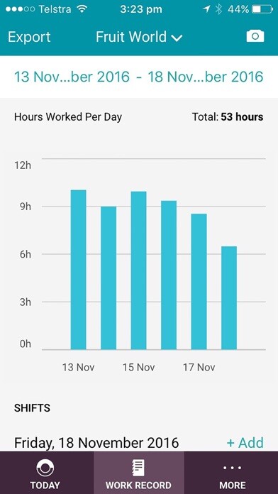 Play APK Record My Hours  and enjoy Record My Hours with UptoPlay au.gov.fairwork.recordmyhours