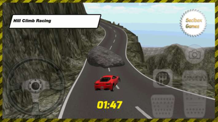 Play red car driving 