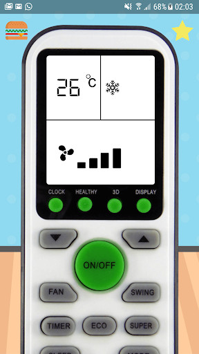 Play APK Remote Control For Electrolux Air Conditioner  and enjoy Remote Control For Electrolux Air Conditioner with UptoPlay com.weedle.electrolux_ac_remotes