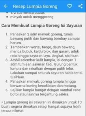 Play Resep Lumpia Goreng Jajanan 