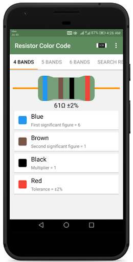 Play APK Resistor Color Code And SMD Code Calculator  and enjoy Resistor Color Code And SMD Code Calculator with UptoPlay com.galaxy.resistorcode