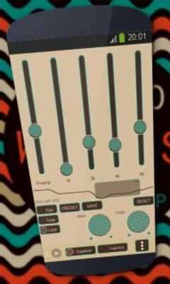 Play Retro waves Poweramp Skin 