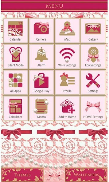Play APK Ribbons and Lace Wallpaper  and enjoy Ribbons and Lace Wallpaper with UptoPlay jp.co.a_tm.android.plus_millefeuille_ribbon