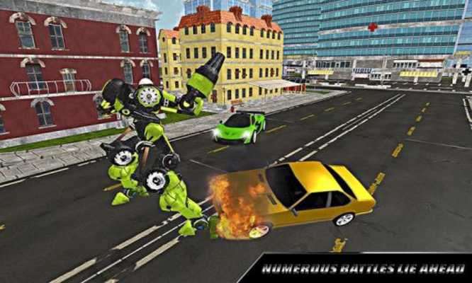 Play Robot Car Crusher 2K17 