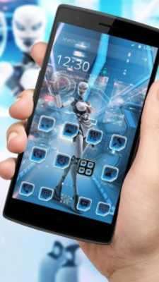 Play Robot Launcher Tech Fembot Theme 