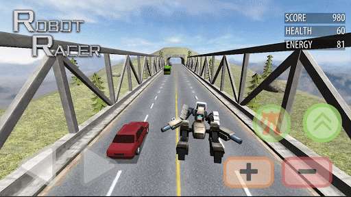 Play APK Robot Racer :  Battle on Highway  and enjoy Robot Racer :  Battle on Highway with UptoPlay com.ademoktay.sahinabi