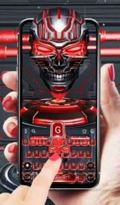 Play Robot Skull Keyboard Theme Play Robot Skull Keyboard Theme
