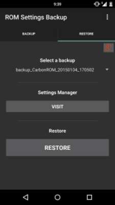 Play ROM Settings Backup 