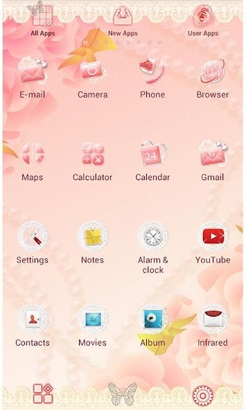 Play APK Rose Wallpaper Peach Princess  and enjoy Rose Wallpaper Peach Princess with UptoPlay jp.co.a_tm.android.plus_princess_dresser