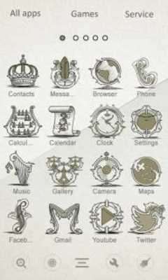 Play Royal Paper GO Launcher 