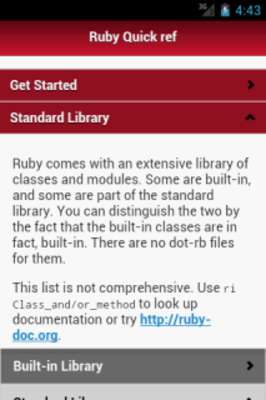 Play Ruby Quick Reference 