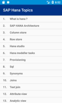 Play SAP HANA complete guide 