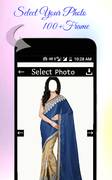 Play Saree Photo Montage 