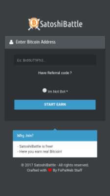 Play SatoshiBattle - Free Bitcoin 