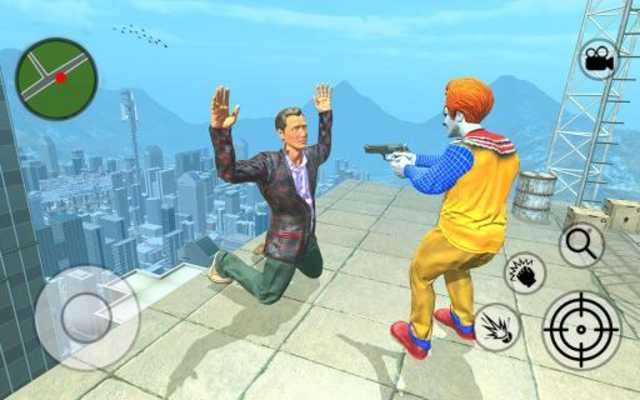 Play Scary Clown Crime Simulator:City Clown Gang Attack 
