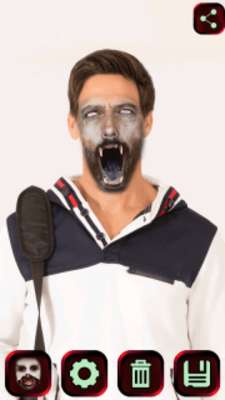 Play Scary Face Mask Photo Montage Play Scary Face Mask Photo Montage