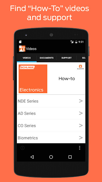 Play APK Schlage Electronics How-To  and enjoy Schlage Electronics How-To with UptoPlay com.v1_4.B68230FEB936743A4552C3F5.com