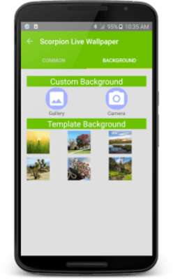 Play Scorpion Live Wallpaper 