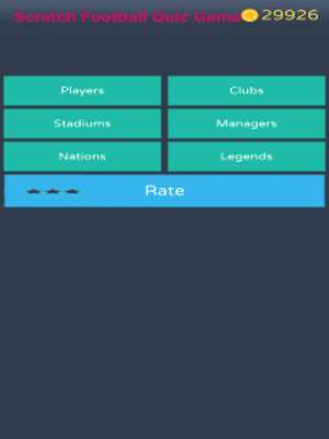 Play Scratch Football Quiz Game 