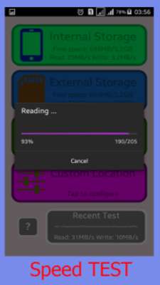 Play SD Card, Internal & External storage Test Tool 