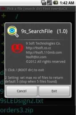 Play Search File: only for SD 