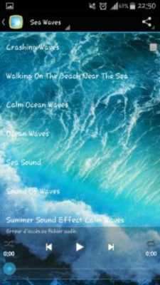 Play Sea Waves Sounds 